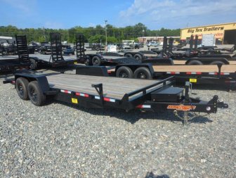 New 2024 Down 2 Earth Trailers 20ft 10K w/ Wood Deck Power Tilt