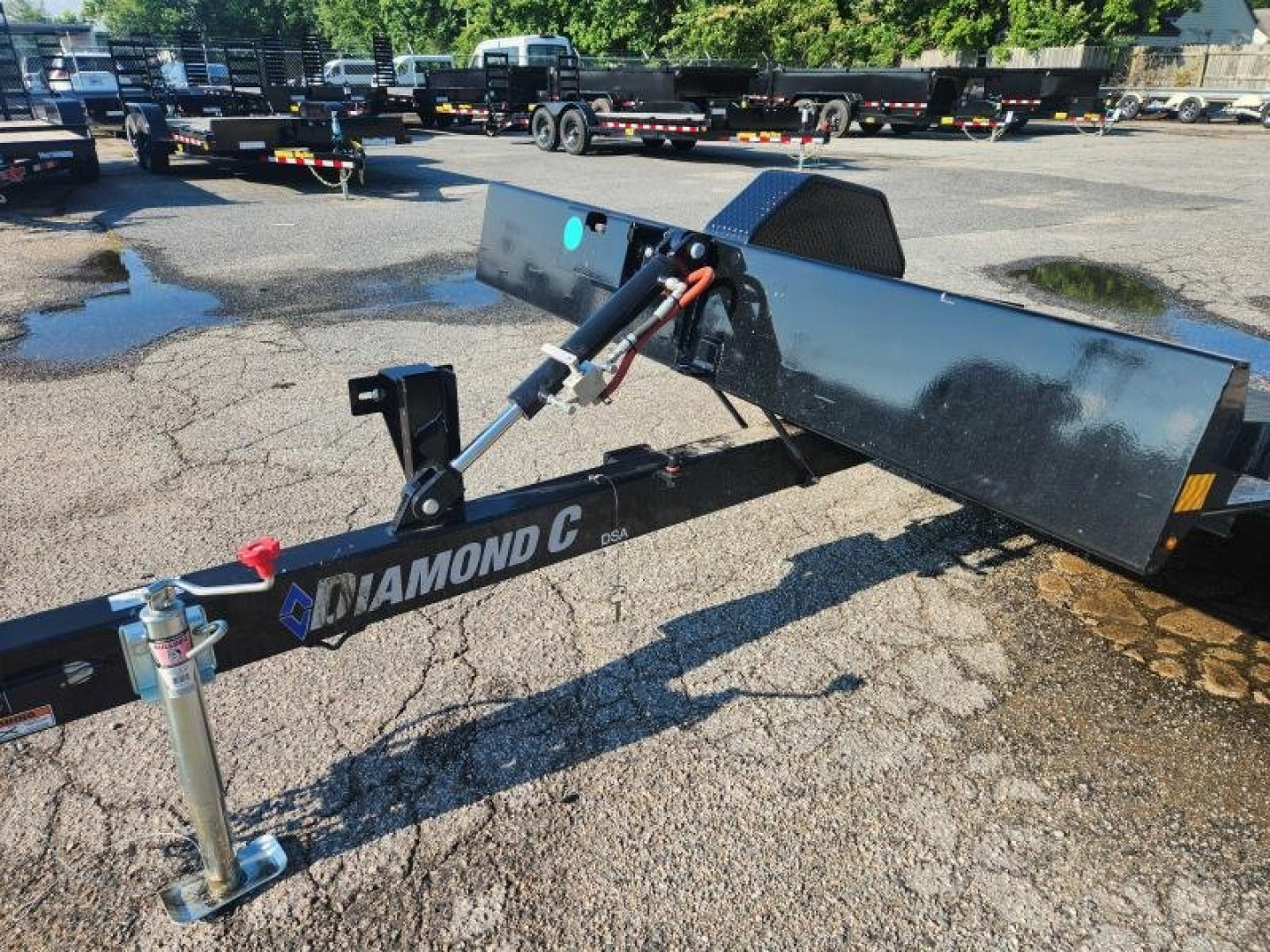 New 2024 Diamond C DSA 107 6x10 Tilt Trailer 7000 GVWR