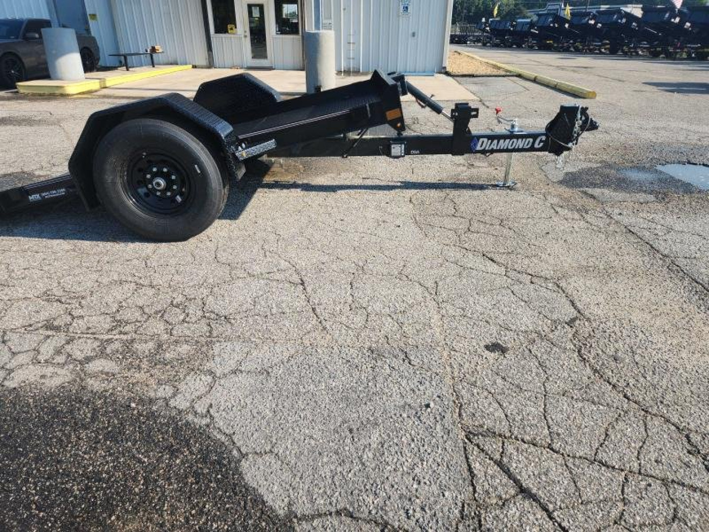 New 2024 Diamond C DSA 107 6x10 Tilt Trailer 7000 GVWR