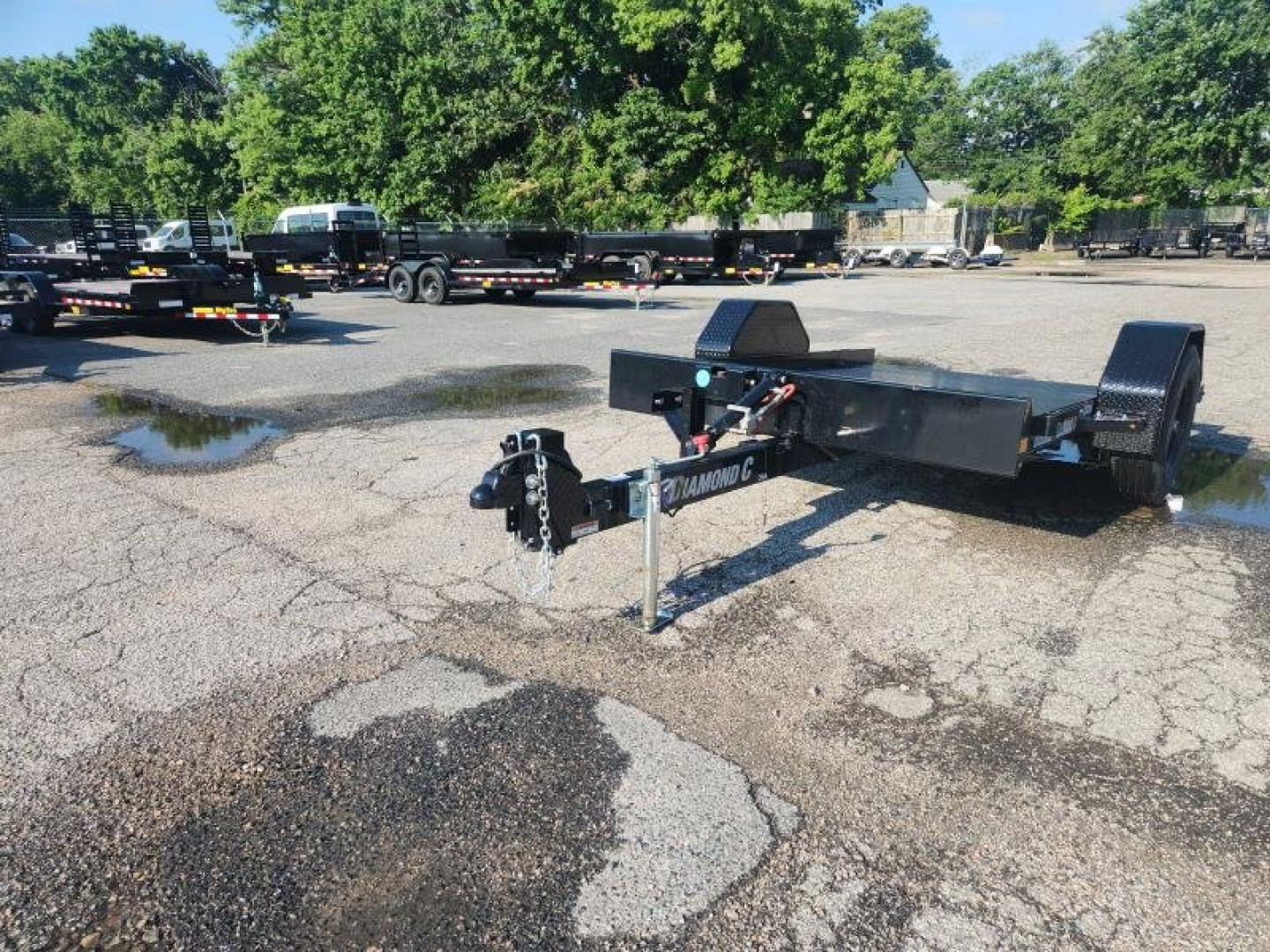 New 2024 Diamond C DSA 107 6x10 Tilt Trailer 7000 GVWR