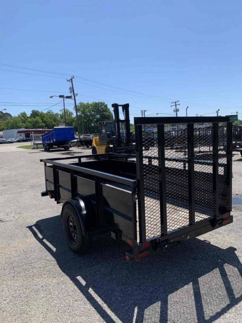 New 2024 Big Tex 5x10 30SV w/ 24" Solid Sides & 4' Spring Assist Tailgate
