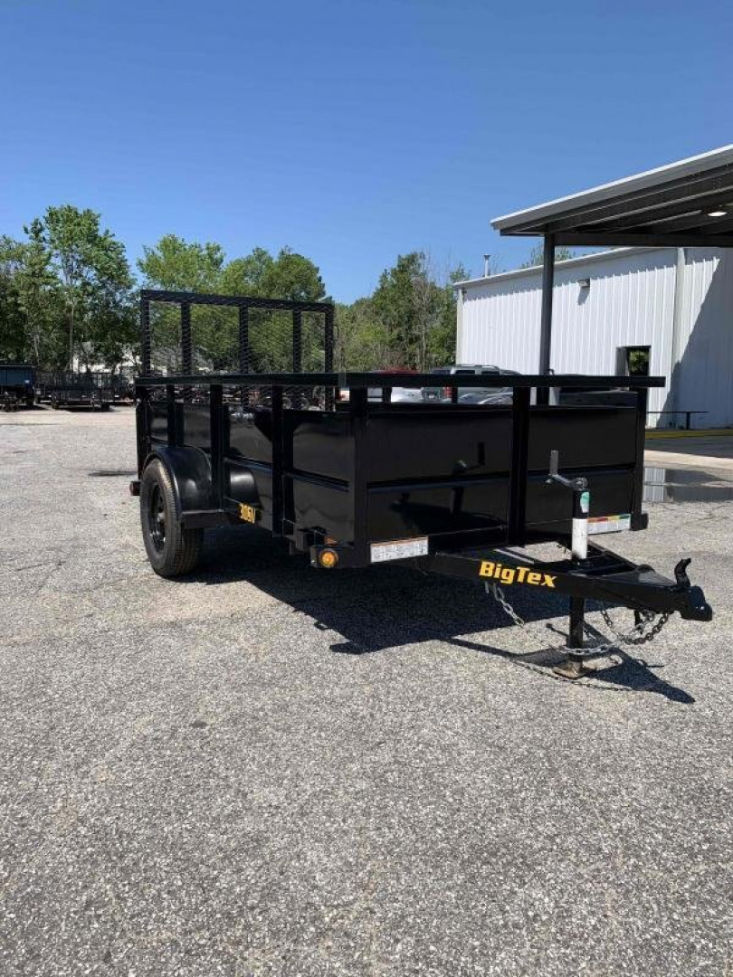 New 2024 Big Tex 5x10 30SV w/ 24" Solid Sides & 4' Spring Assist Tailgate
