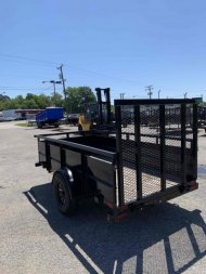 New 2024 Big Tex 5x10 30SV w/ 24" Solid Sides & 4' Spring Assist Tailgate