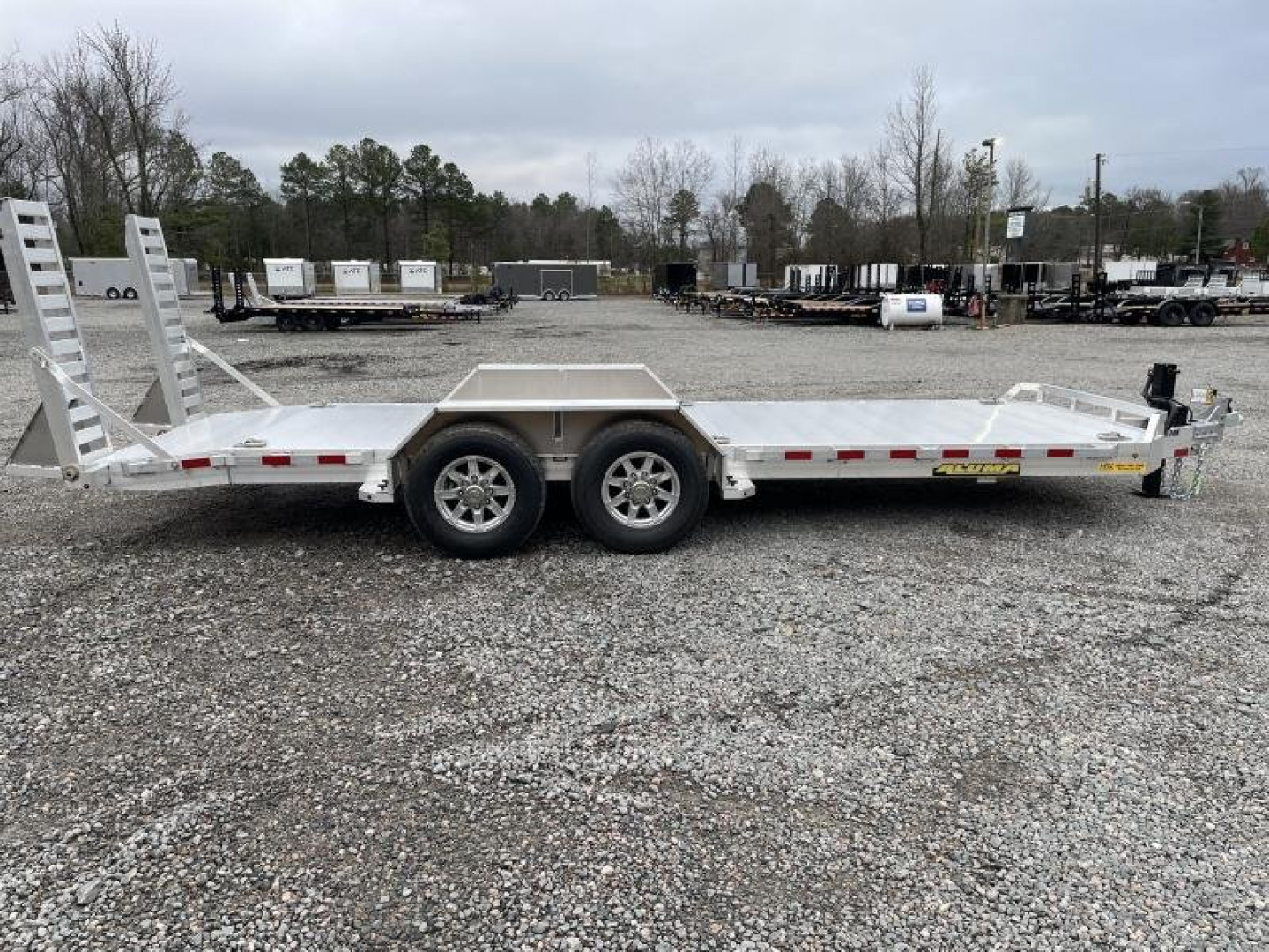 New 2024 Aluma 8200 Super Heavy Tandem Axle Equipment Trailer