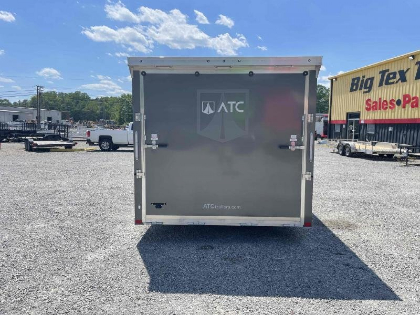 New 2022 ATC Raven Limited 8.5x24 10K Aluminum Car Trailer w/ Premium Side Escape Door