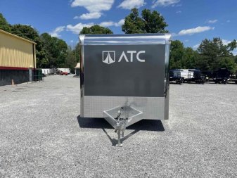 New 2022 ATC Raven Limited 8.5x24 10K Aluminum Car Trailer w/ Premium Side Escape Door