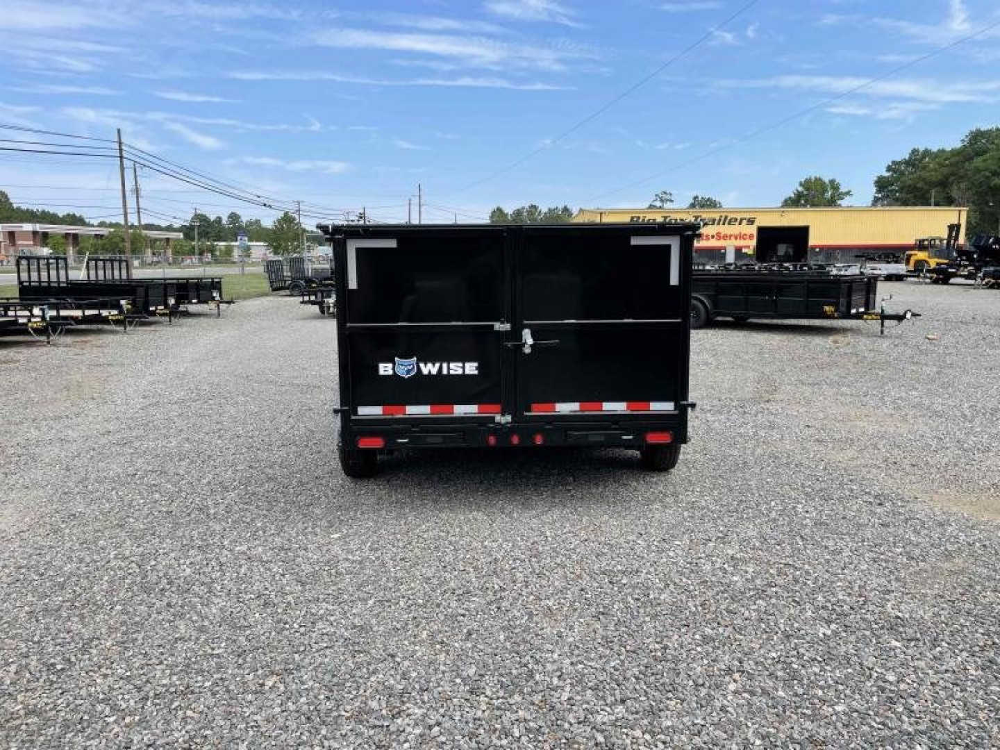 New 2023 BWise 7x14 DLPG14-16 Gooseneck Dump w/ 4ft Sides 16800 GVWR