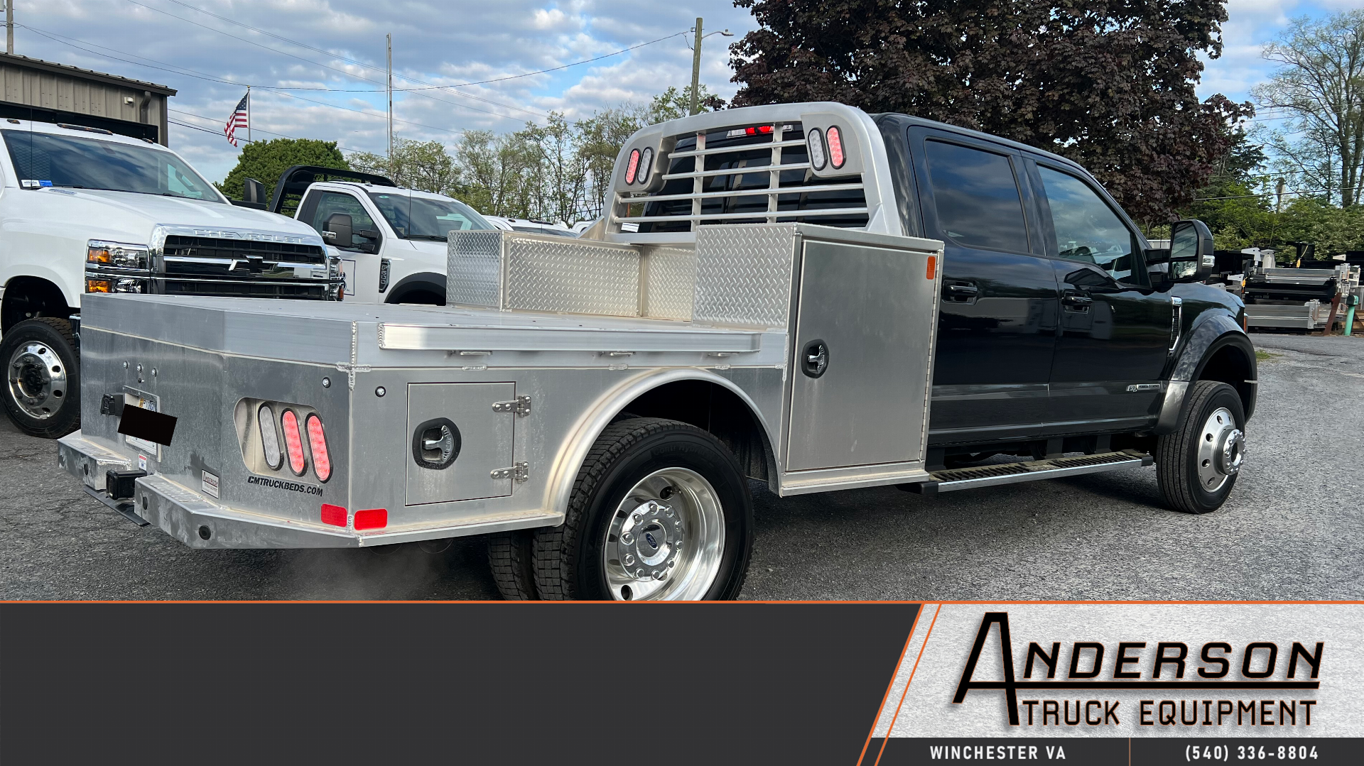 New CM ALSK DELUXE FLATBED - BED DELETE, FORD 2017-CURRENT, 8' DRW