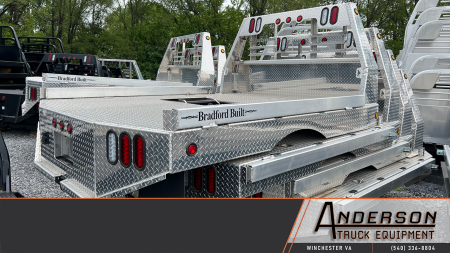 New BRADFORD BUILT AL WORKBED FLATBED - BED DELETE, RAM, 8' SRW