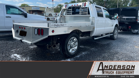 New BRADFORD BUILT AL WORKBED FLATBED - BED DELETE, FORD, 8' SRW