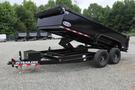 New 2026 PJ Trailers D7 7x14 14K Dump Trailer