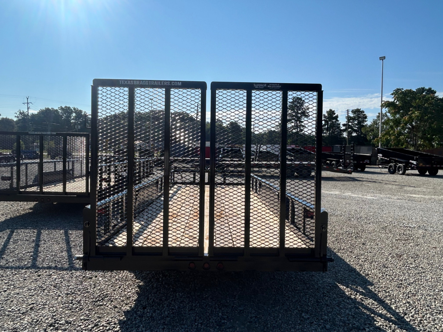 New 2025 TEXAS BRAGG TRAILERS 20BP 10K w/ Split Gate Equipment Trailer