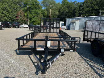 New 2025 TEXAS BRAGG TRAILERS 20BP 10K w/ Split Gate Equipment Trailer