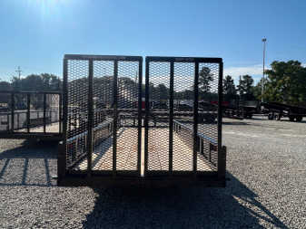 New 2025 TEXAS BRAGG TRAILERS 20BP 10K w/ Split Gate Equipment Trailer