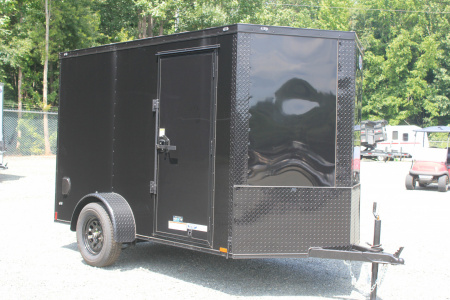 New 2025 ANVIL 6X10 Enclosed w/ Ramp, Black Out Package & Poly-Core Exterior