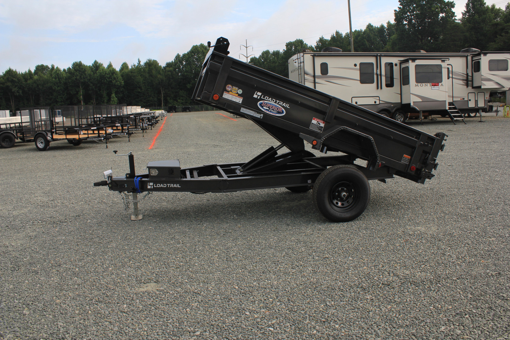 New 2025 Load Trail 5x10 Single Axle Dump Trailer