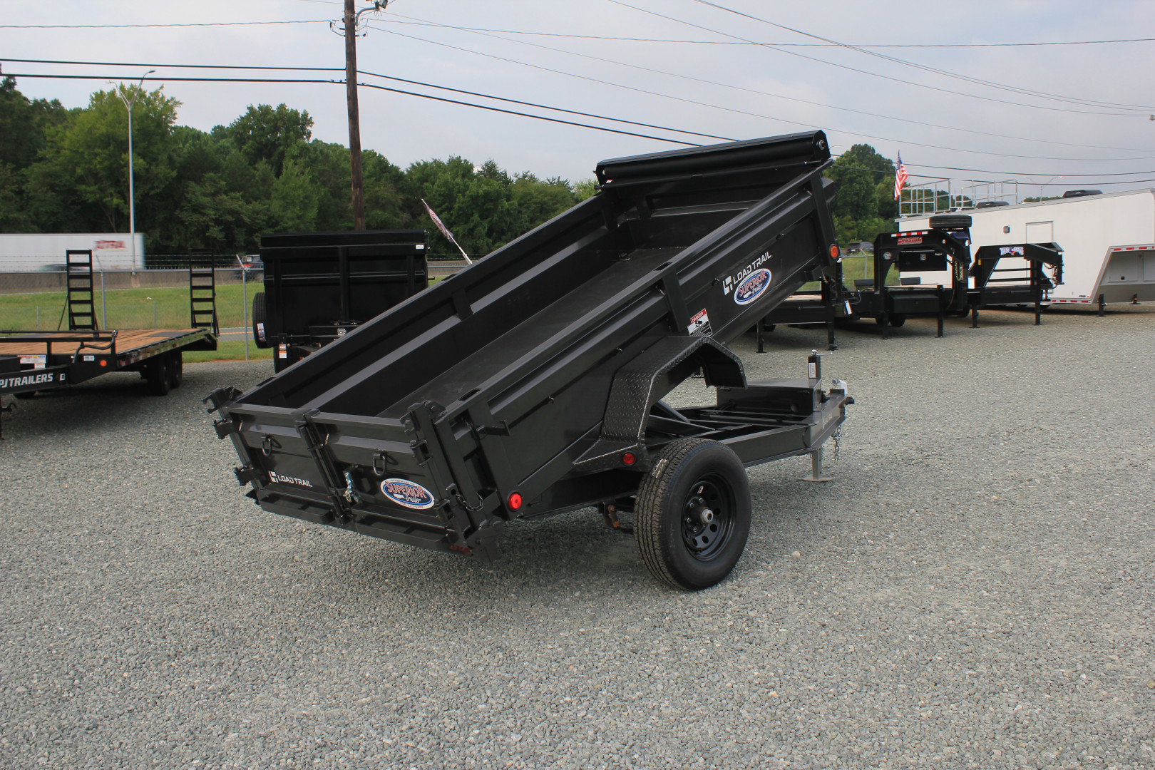 New 2025 Load Trail 5x10 Single Axle Dump Trailer