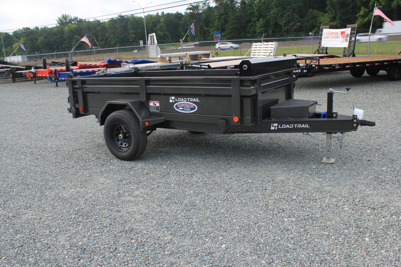 New 2025 Load Trail 5x10 Single Axle Dump Trailer