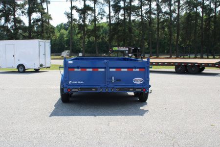 New 2025 Load Trail Low Pro 7X14 14K Dump Trailer w/ 2' Sides & Hydraulic Jack *FALL SALE*