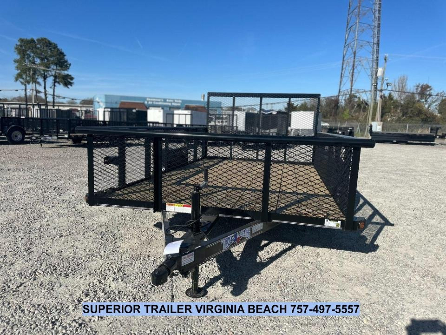 New 2025 TEXAS BRAGG TRAILERS 6x12P w/ 2ft Expanded Sides and Gate Utility Trailer