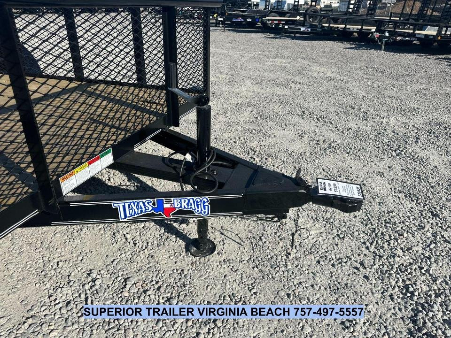 New 2025 TEXAS BRAGG TRAILERS 6x12P w/ 2ft Expanded Sides and Gate Utility Trailer