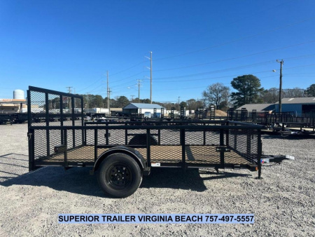 New 2025 TEXAS BRAGG TRAILERS 6x12P w/ 2ft Expanded Sides and Gate Utility Trailer