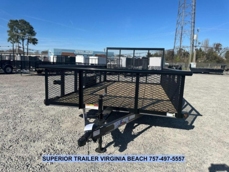 New 2025 TEXAS BRAGG TRAILERS 6x12P w/ 2ft Expanded Sides and Gate Utility Trailer