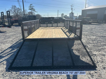 New 2025 TEXAS BRAGG TRAILERS 6x12P w/ 2ft Expanded Sides and Gate Utility Trailer