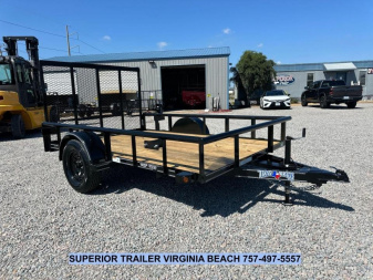 New 2025 TEXAS BRAGG TRAILERS 6x10P w/ Gate Utility Trailer