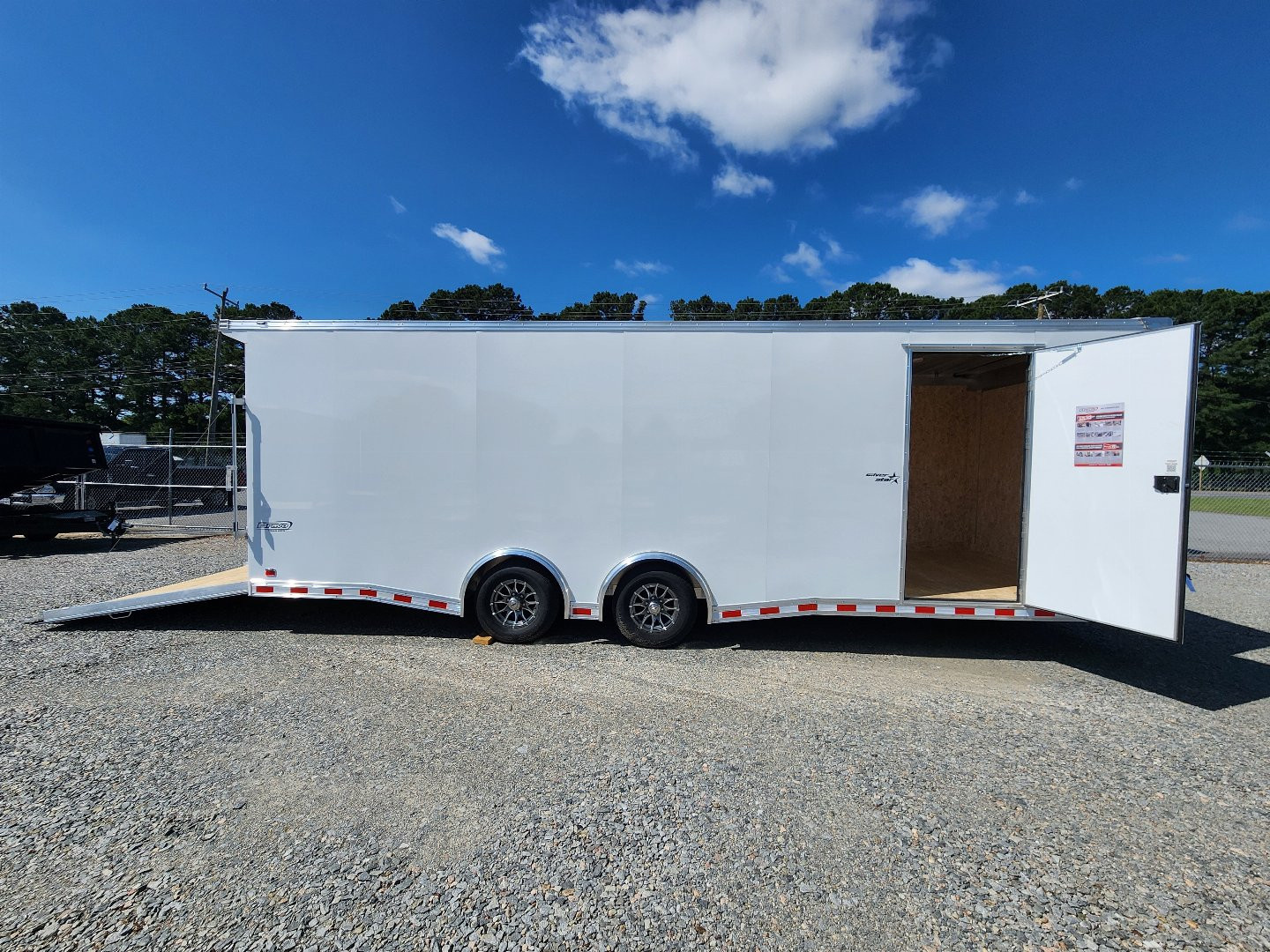 New 2025 BRAVO TRAILERS Aluminum Silver Star 8.5X24 10K Car / Racing Trailer