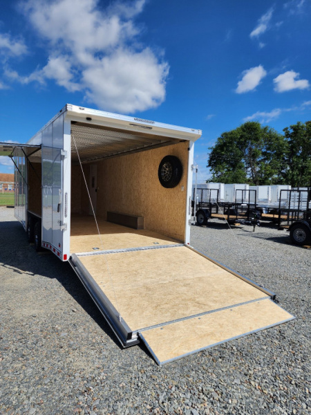 New 2025 BRAVO TRAILERS Aluminum Silver Star 8.5X24 10K Car / Racing Trailer