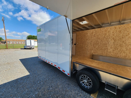 New 2025 BRAVO TRAILERS Aluminum Silver Star 8.5X24 10K Car / Racing Trailer