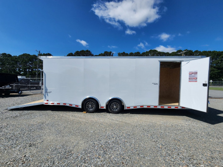 New 2025 BRAVO TRAILERS Aluminum Silver Star 8.5X24 10K Car / Racing Trailer