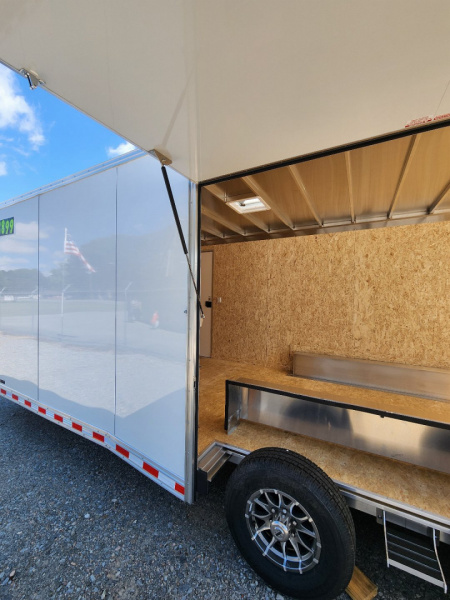 New 2025 BRAVO TRAILERS Aluminum Silver Star 8.5X24 10K Car / Racing Trailer