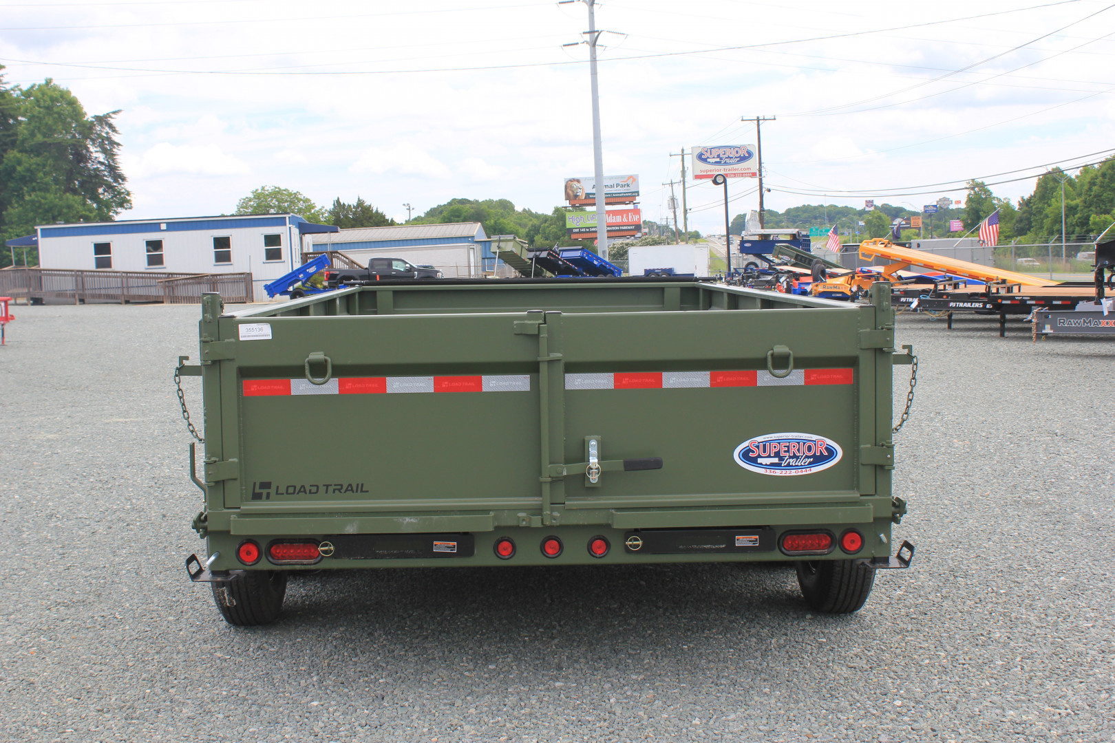 New 2025 Load Trail Low Pro 7X14 14K Dump Trailer w/ 2' Sides & Hydraulic Jack *FALL SALE*