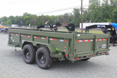 New 2025 Load Trail Low Pro 7X14 14K Dump Trailer w/ 2' Sides & Hydraulic Jack *FALL SALE*