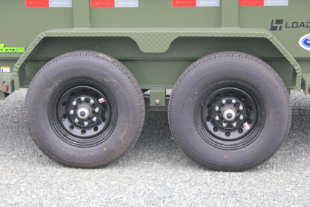 New 2025 Load Trail Low Pro 7X14 14K Dump Trailer w/ 2' Sides & Hydraulic Jack *FALL SALE*