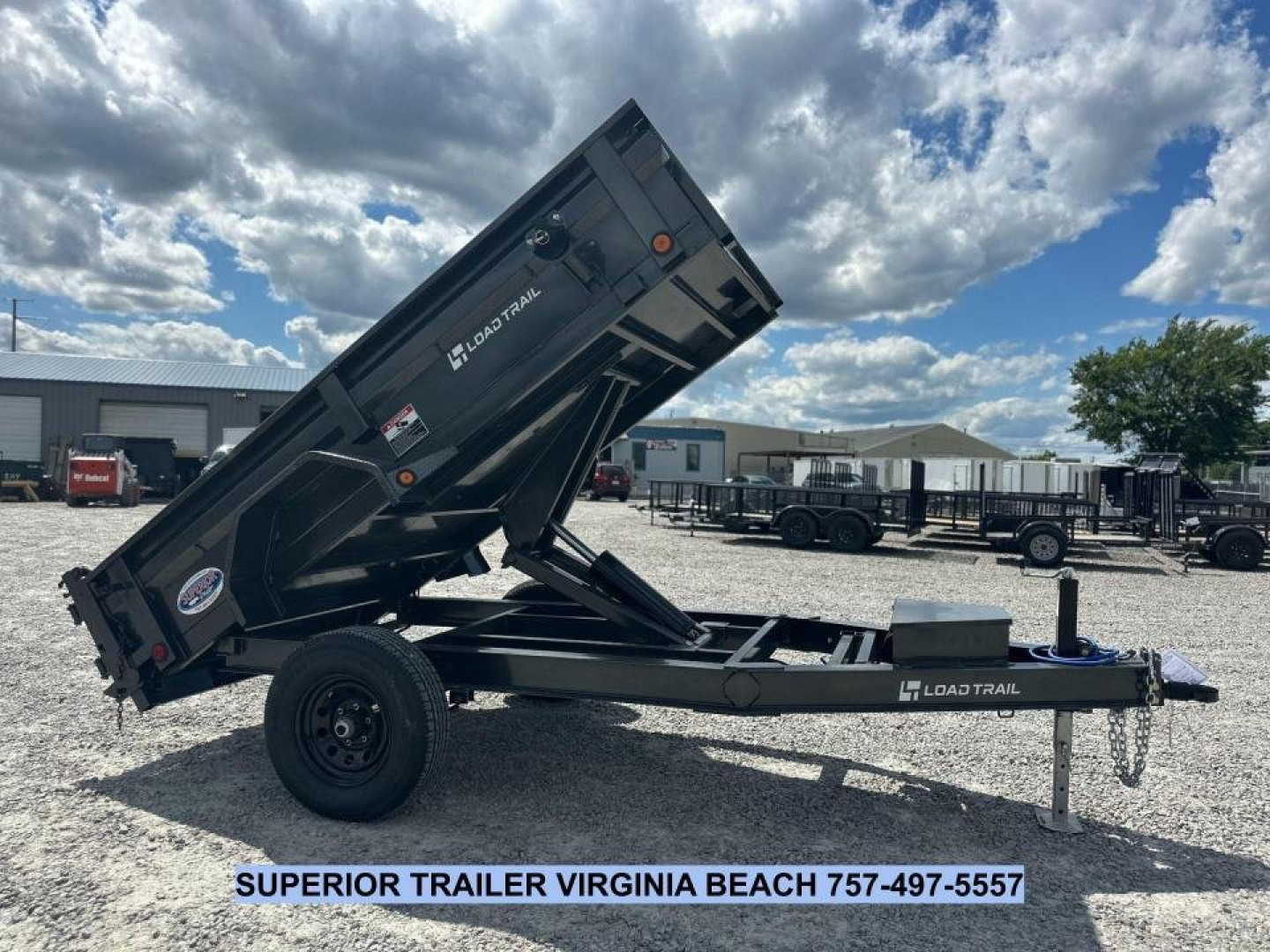 New 2025 Load Trail 5x10 Single Axle Dump Trailer