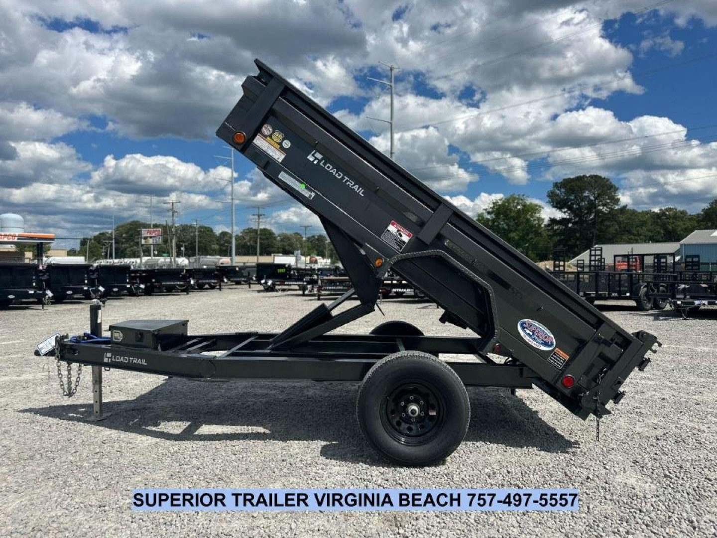 New 2025 Load Trail 5x10 Single Axle Dump Trailer