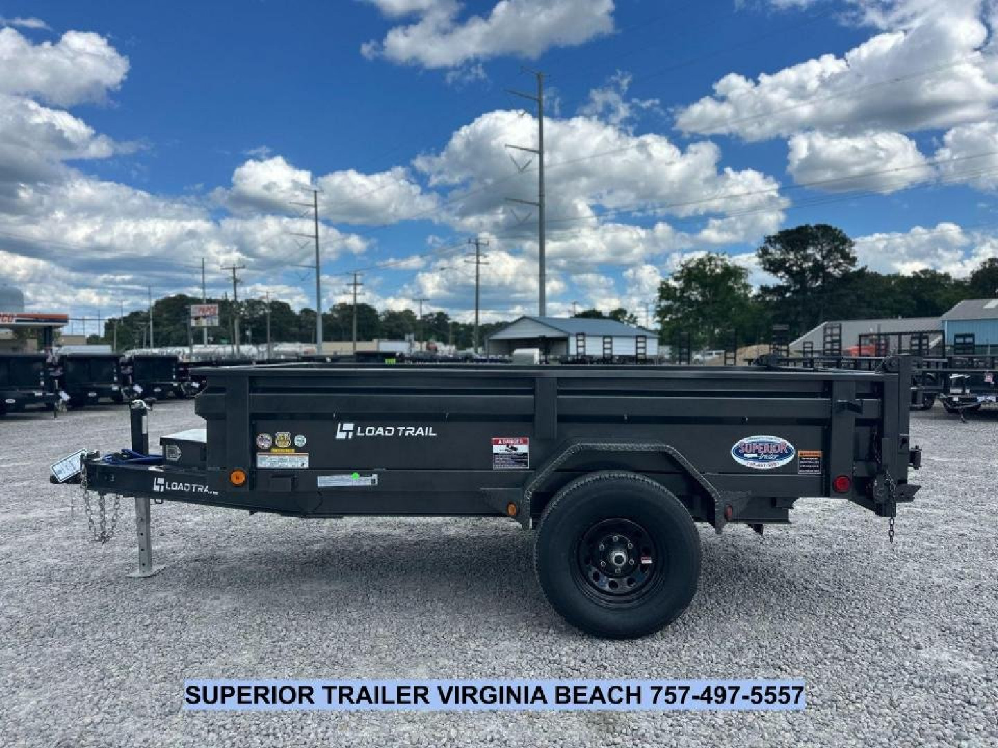 New 2025 Load Trail 5x10 Single Axle Dump Trailer