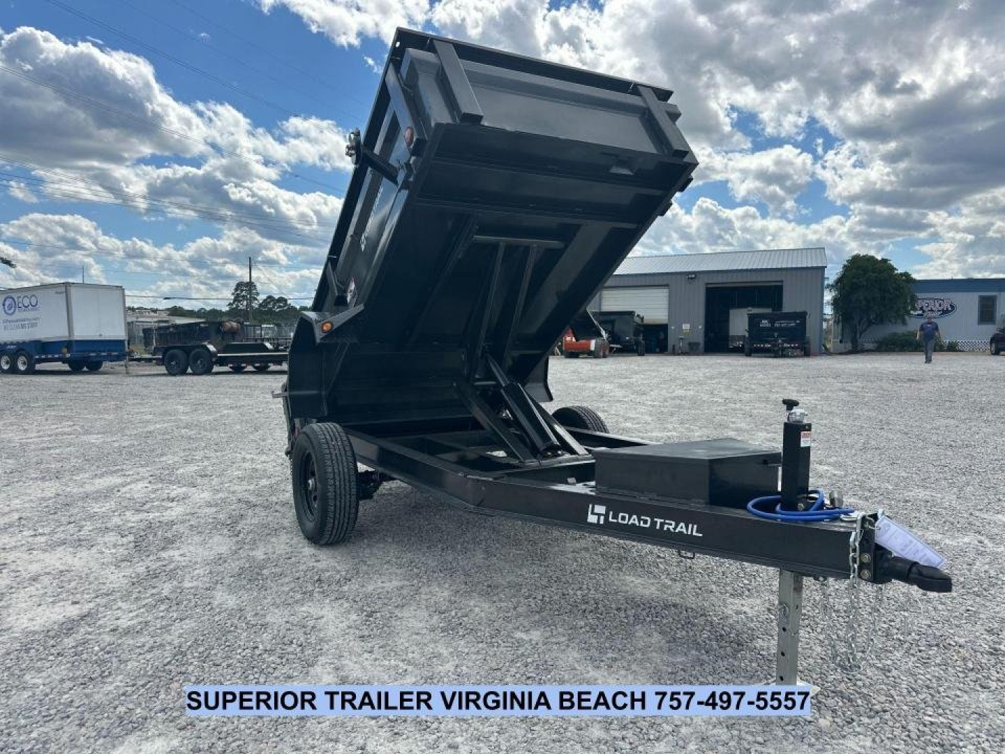 New 2025 Load Trail 5x10 Single Axle Dump Trailer
