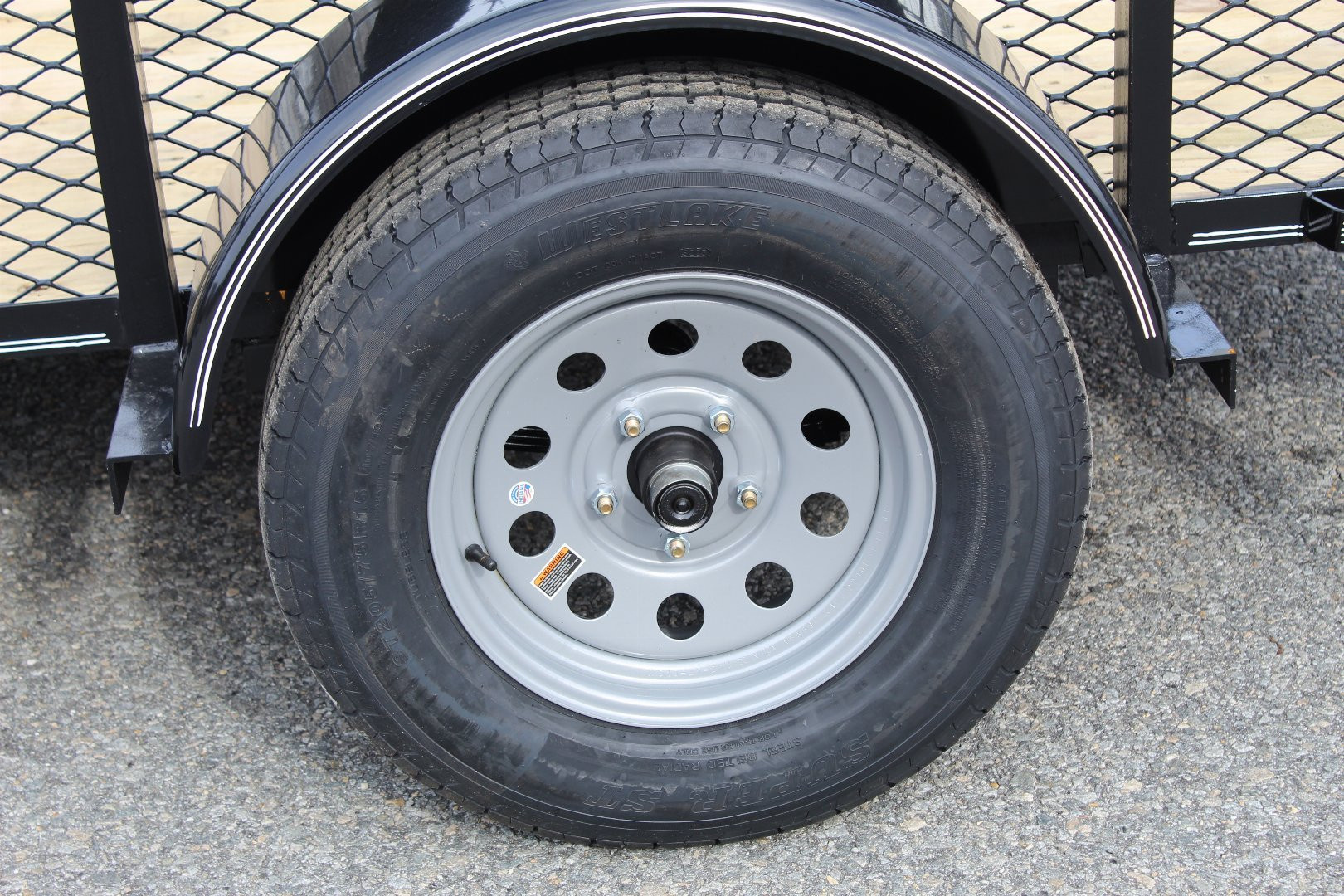 New 2025 TEXAS BRAGG TRAILERS 6x10LD w/ Gate and 2ft Expanded Sides Utility Trailer