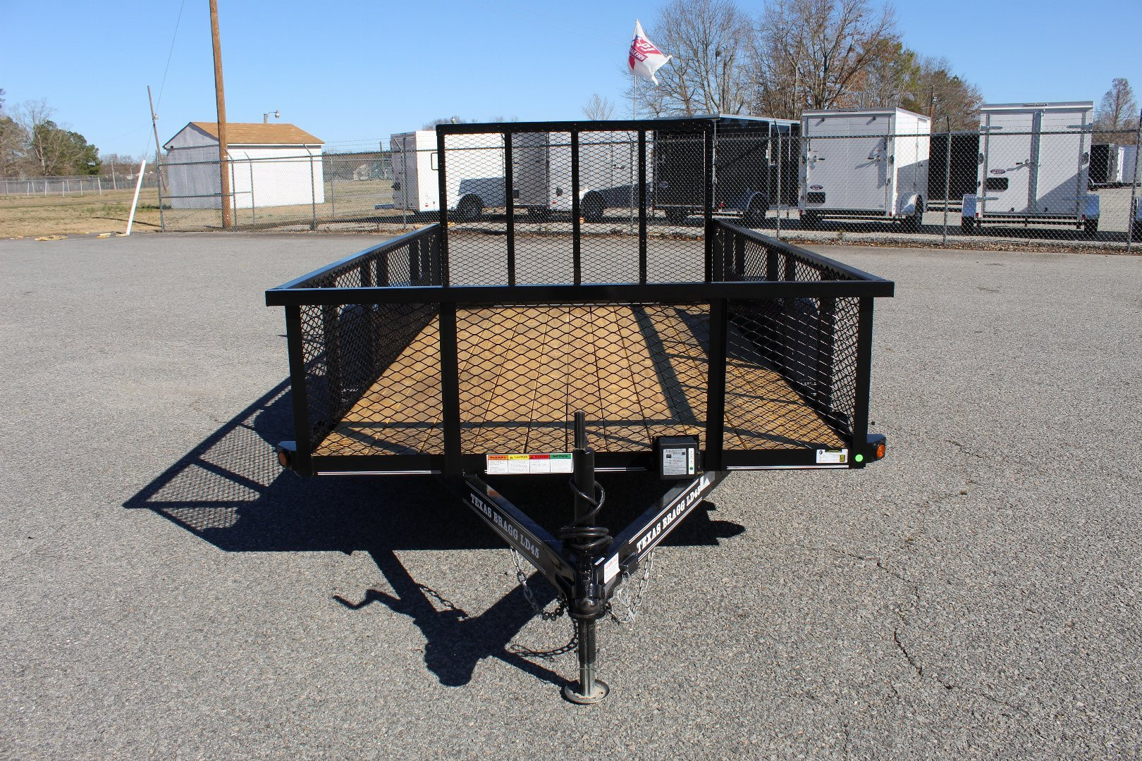 New 2025 TEXAS BRAGG TRAILERS 12LD w/ 2ft Exp Sides & Gate Utility Trailer
