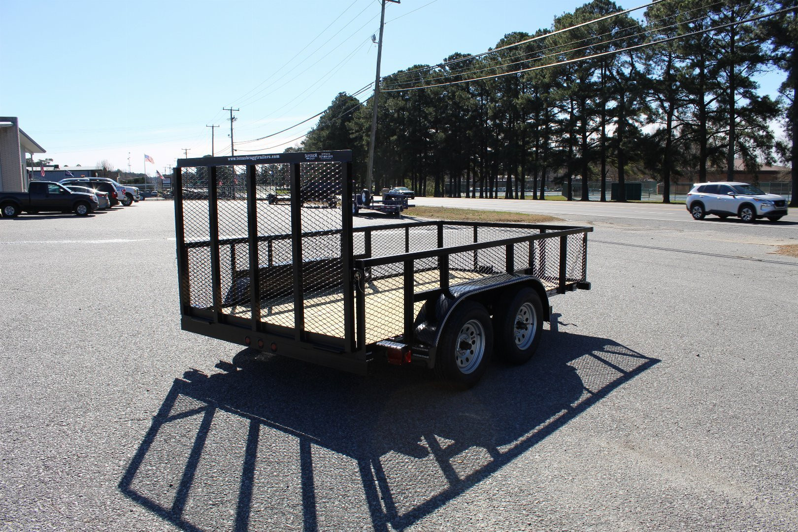 New 2025 TEXAS BRAGG TRAILERS 12LD w/ 2ft Exp Sides & Gate Utility Trailer