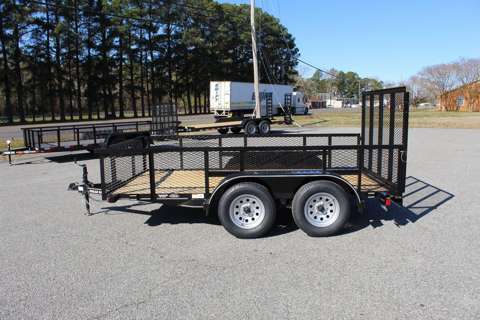 New 2025 TEXAS BRAGG TRAILERS 12LD w/ 2ft Exp Sides & Gate Utility Trailer