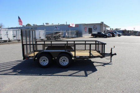 New 2025 TEXAS BRAGG TRAILERS 12LD w/ 2ft Exp Sides & Gate Utility Trailer