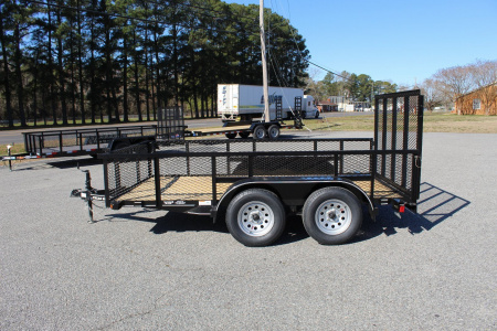 New 2025 TEXAS BRAGG TRAILERS 12LD w/ 2ft Exp Sides & Gate Utility Trailer
