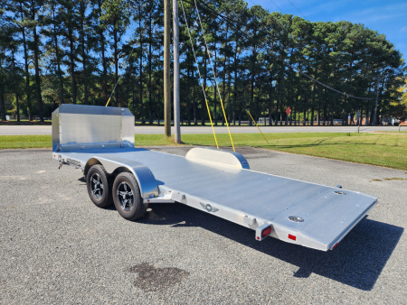 New 2024 ALUMA 8218 Low Clearance Tilt Car Trailer Car / Racing Trailer