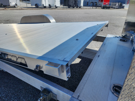 New 2024 ALUMA 8218 Low Clearance Tilt Car Trailer Car / Racing Trailer