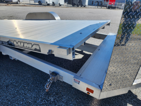 New 2024 ALUMA 8218 Low Clearance Tilt Car Trailer Car / Racing Trailer